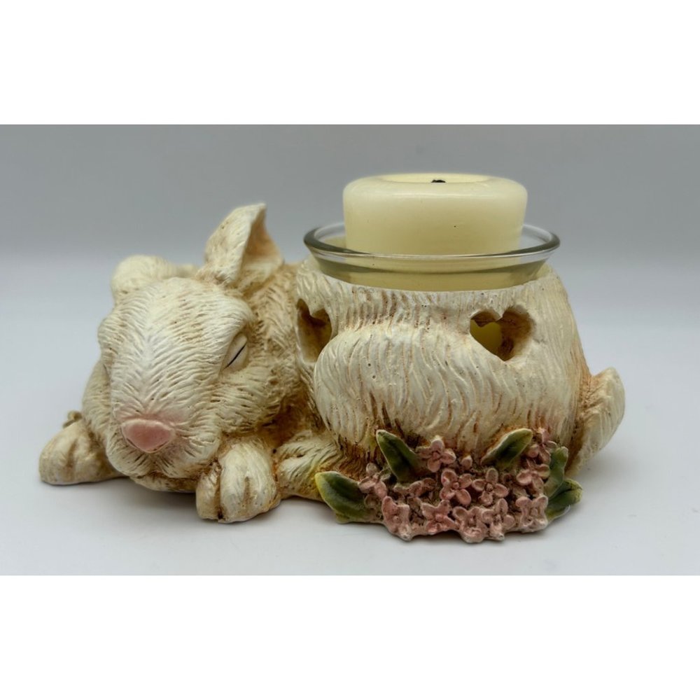 Ganz Sleeping Rabbit with Candle